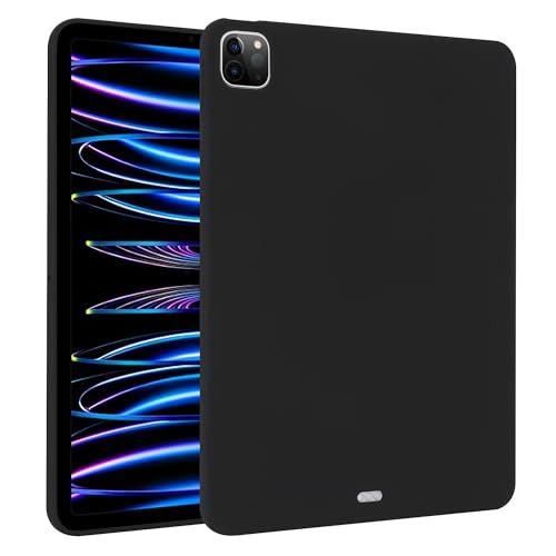 UUcovers for Apple iPad Pro 12,9 Inch Tablet Case , Slim Lightweight Thin Flexible Soft TPU Back Shockproof Cover Anti-Scratch Protective Silicone Bumper Drop Protection Shell, Black