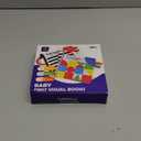 hahaland Baby Books 0-6 Months - 2PCS Infant Toys 0-6m Tummy Time Babies Toy Newborn Toys High Contrast Visual Development Sensory Book Baby Girl Boy Shower Birthday Easter Basket Stuffers