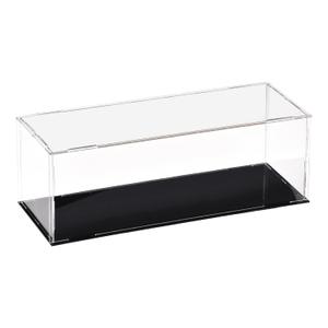 uxcell Acrylic Clear Display Case Box Dustproof Protection Showcase Cube Collectibles Show Box 11.8x3.9x3.9inch