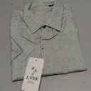 J.VER Men's Linen Shirts Casual Short Sleeve Button Down Shirt Beach Summer Vacation Holiday Wedding Cotton Tops S Size