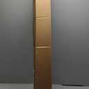 BRIOFOX Industrial Shower Curtain Rod - Rustproof Non-Slip 43-72 Inch 304 Stainless Steel, Chrome