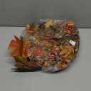 Artgar Fall Maple Leaf Garland, 6 Ft Fall Decor Garland with Pine Cones Berries, Harvest Decor Garlands with 30 Warm Lights for Fall Home Thanksgiving Fireplace Table Indoor Outdoor Porch Decor