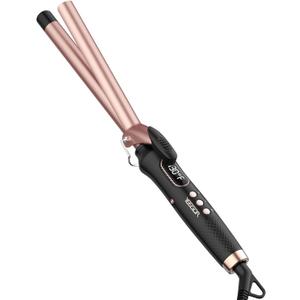 YEEGOR 3/4 inch Curling Iron,Extra Long Barrel Culing Wannd,100-240V Dual Voltage Hair Curler for Wave Curls,12 Temps