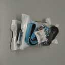 3 x Dog Leash, Short Dog Leash, Leashes for Large Breed Dogs,Traffic Padded Handle- Reflective Training Lead, Perfect for Medium to Large Dogs(12 Inch, Blue)