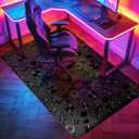Vicwe Office Chair Mat for Hardwood Floor,36"x55" Office Chair Mats, Anti-Slip Computer Chair Mat for Gaming Rolling Chair, Desk Chair Mat for Home, Office (Black)