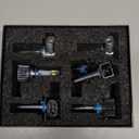 9005 Fog Light Bulbs or DRL, 700% Brighter Fanless H10 9145 Fog Lamp Replacement, 6000K Cool Wihte, Real 1:1 Mini Size Design, Plug and Play, Pack of 2