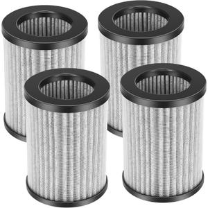 4 Pack Replacement Filters Compatible with Pure Enrichment PureZone Mini Portable Air Purifier PEPERSAP, 2-in-1 True HEPA Replacement