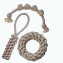 Durable Cotton Rope Dog Toy for Medium & Large Dogs  Tough Chew Toy for Aggressive Chewers  Safe, Non-Toxic, Interactive Tug & Fetch Toy  Heavy-Duty Teething Relief & Dental Health Support