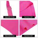 FGZ Bra and Panty Sets for Women Seamless Bralettes Lingerie Sexy Sets Comfortable Sports V Neck Bras Panty Thongs Sets (XL)