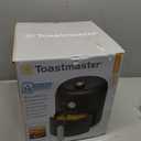 Toastmaster 2.6L Air Fryer - Instant Air Fryer with 2.75 Quart Capacity - Kitchen Appliance for Healthy Cooking - Compact Appliance with Slide-Out Basket - Oil-Free Kitchen Gadget, 2.6 Liter