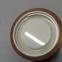 12 oz/350 ml Clear Glass Storage Canister with Airtight Wooden Lid, Small Overnight Oats Containers, Cute Decorative Salad Jar for Snacks Yogurt Spice Sugar Cereal Fruit Coffee Tea -4 Pack