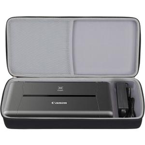 Aproca Portable Case Compatible with Canon PIXMA TR160 / TR150 / iP110 Wireless Mobile Printer, Storage Hard Bag for Accessories (Black)