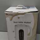 IAGREEA 10-in-1 Nut Milk Maker Machine 304 Stainless Steel Lid BPA Free, 35oz Soy Milk Maker for Homemade Milkshake/Nut/Oat/Plant-Based Drink, 10 Blades Blenders with Delay Start/Boil Water/Self Clean