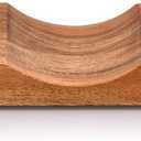 EDHAS Tabletop Racks Acacia Wood Countertop Cabinet Holder Storage Shelf for Kitchen Bar, Pantry, Cellar, Basement (12" X 4" X 1")