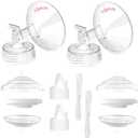 Spectra Replacement Pump Parts Complete Kit for S1/S2/9 Plus/Synergy Gold, Spectra Flange 19mm, Duckbill Valves, Backflow Protectors, Tubing, Help to Restore Pump Suction