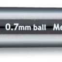 PENTEL EnerGel NV Liquid Gel Pen, .7mm, Gray Barrel, Black Ink (BL27A)