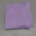 Haloumoning Girls Sweaters Kids Crewneck Long Sleeve Pleated Knit Pullover Sweater Fall Fashion Clothes (7-8 Years, Purple)