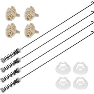 W11217817 Washer Suspension Rod Kit Compatible with Whirlpool Maytag, Amana, Kenmore washing machine Replaces W11159470, W11226768