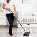 Fuller Brush 17034 Electrostatic Carpet & Floor Sweeper - 9" Cleaning Path - Lightweight - Ideal for Crumby Messes - Works On Carpets & Hard Floor Surfaces - Mettalic Silver