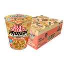 Nissin Cup Noodles Protein Ramen, Chicken Flavor with Bone Broth, 16g Protein, 2.54 Ounce Cup (Pack of 6) (EXP 11/06/26)