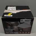 Fitop Bathroom Exhaust Fan with Light, 110 CFM 43W 1200LM Ceiling Mount Shower Ventilation Exhaust with Light, 1.0 Sones Bathroom Vent with Light, Bathroom Fan LED Light 3000K/4000K/5000K (White)