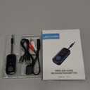 Premium Pro Bluetooth 5.4 Transmitter Receiver, Airplane Audio Adapter, Wireless Transmitter for TV/Travel Flight, Airline, Gym. Compatible with 2 AirPods/Headphones, Bluetooth Receiver for Car/Home Stereo (Black)