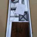 Wine Bar Cabinet with Wine Rack Glass Holder Kitchen Coffee Cabinet, Sideboard Freestanding Liquor Storage with LED Lights for Kitchen Living Room, Office,Dining Room (Brown)