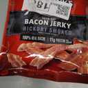Jack Link's Bacon Jerky, Hickory Smoked - Flavorful Ready to Eat Meat Snack with 11g of Protein per Serving, Made with 100% Thick Cut Real Bacon, Protein Snack, Keto Friendly, 2.5 oz. BB 07/16/2026