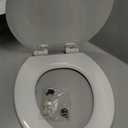 KOHLER Stonewood Quiet-Close, Round Toilet Seat Soft Close, Durable Wood, Easy Installation, Universal Fit, Home Essentials, White Finish, K-20467-0