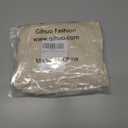 Gihuo Women's Cotton Wide Leg Pants, Elastic Waist Harem Style, Casual Baggy Palazzo Pants with Pockets(Beige, M)