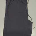 G4Free Women's Waffle Knit Wide Leg Pants  High Waisted Sweatpants with Pockets Casual Straight Leg Pants (X-Small Petite, Dark Gray)