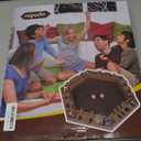 ropoda 6-Way Shut The Box Game-Upgraded 1-6 Player Wooden Dice Game for Adults and Kids, Addition Training, Fun for Family Game Night-Vintage Style