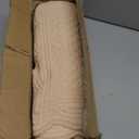 HOMBYS Quilted Placemats Set of 6 Washable-13x18 inches Rectangular Placemats for Kitchen Table-100% Cotton Fabric Rectangular Table Mats, (Light Brown)