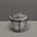 TQVAI 10 Inch Railing Planter - Fit for 1.5 to 3.5 Inches Railing - Adjustable Hanging Planters Outdoor Balcony Deck Flower Pot Holder Metal Baskets for Garden Orchid, Patio Ledge, 3 Pack, Black