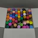 ABEIER Acrylic Paint Set, 56 Colors (2oz/60ml), Matte Finish, Waterproof, Rich Pigments, Non-Toxic Paints for Painting on Canvas Crafts Wood Ceramic, Fabric Ideal for Beginners and Students