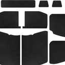 Sound Deadening Hardtop Headliner Kit Compatible with Jeep Wrangler JL 2018-2025 Roof Insulation | 18mm Heat & Noise Shield | NO ROOF Removal | Clip + High-Temp Adhesive (4-Door)