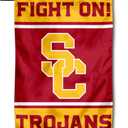 College Flags & Banners Co. USC Trojans Fight On Garden Flag