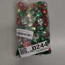 100pcs/ 1in Small Bells for Crafts Tiny Bells and Craft Bells in Bulk Small Jingle Bells for Crafting Christmas Halloween Decorations, 4 Bright Colors Jingle Bell