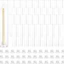 Hewory Hurricane Glass Candle Holders: 36 PCS Chimney Covers Bulk 12.6" H
Clear Taper Candlestick Holders for Wedding Party Table Centerpiece, Thickend Tall Candle Stick Holder for Event Organizers