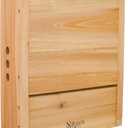 Nature's Way Bird Products CWH6 Triple Chamber Cedar Bat House, 20.5" x 12" x 5"