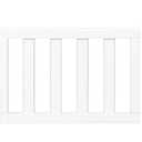 Storkcraft & Graco Toddler Safety Guardrail with Slats (White) GREENGUARD Gold Certified, Converts Compatible Storkcraft & Graco Crib to Toddler Bed, Each Guardrail Sold Individually