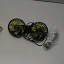 Car Backseat Fan for Backseat Kids, Dual Head Usb Car Headrest Fan for Car Backseat Kids