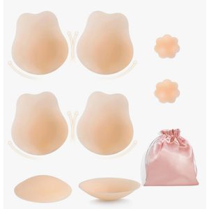 Sticky Bras Push Up Invisible Adhesive Bra, Reusable Silicone Backless Strapless Bra with Nipple Covers
only 3