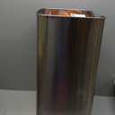 Ninestars Automatic Touchless Motion Sensor Rectangular Trash Can 13.2 Gallons, 50L, Silver, 13 Gal. 50 L, Silver Trim