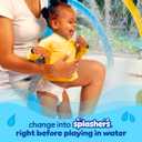 2 x Pampers Swim Diapers - Splashers - Size 4, 18 Count, Gap-Free Disposable Baby Swimming Pants