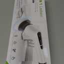 Leebein Electric Spin Scrubber, Cordless Cleaning Brush with 8 Replaceable Brush Heads, Tub and Floor Tile 360 Power Scrubber Dual Speed with Adjustable & Detachable Handle for Bathroom Kitchen Car (White)