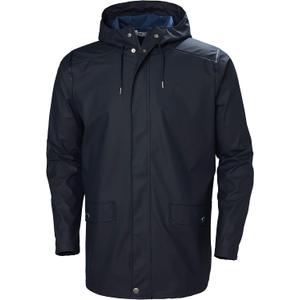 Helly-Hansen Men's Moss Rain Coat (Large, Navy)