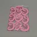 Landical 60 Pcs Fibroids Awareness Month Stretch Bracelets Bulk Silicone Wristband Bracelets for Women Men Social Public Event Welfare Supplies