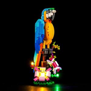 Upgraded Led Light Kit Compatible with Lego Creator 3 in 1 Exotic Parrot Building Set, Compatible with Lego 31136 (Model Not Included)