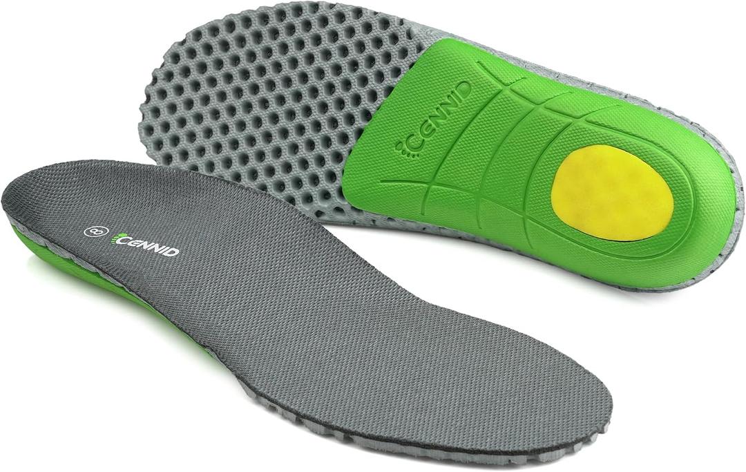 Plantar Fasciitis Insoles for Men Women Shoe Insoles Orthotics Inserts, Arch Support Flat Feet Inserts Pain Relief Absorb Shock for Comfort All Day
